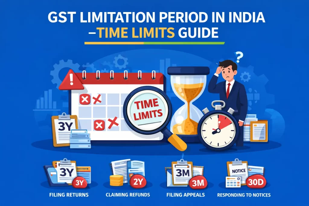GST Limitation Period 2026: Key Notices, Appeals & March 31 Deadlines