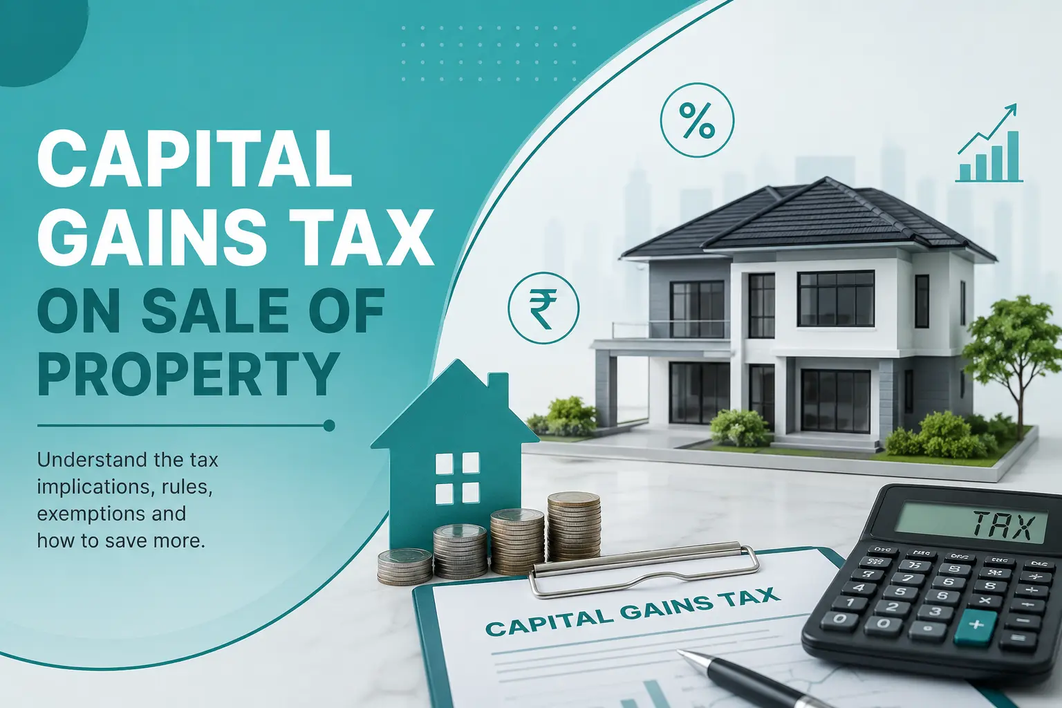 Capital Gains Tax on Sale of Property in India: Rates, Exemptions & How to Save (2026)