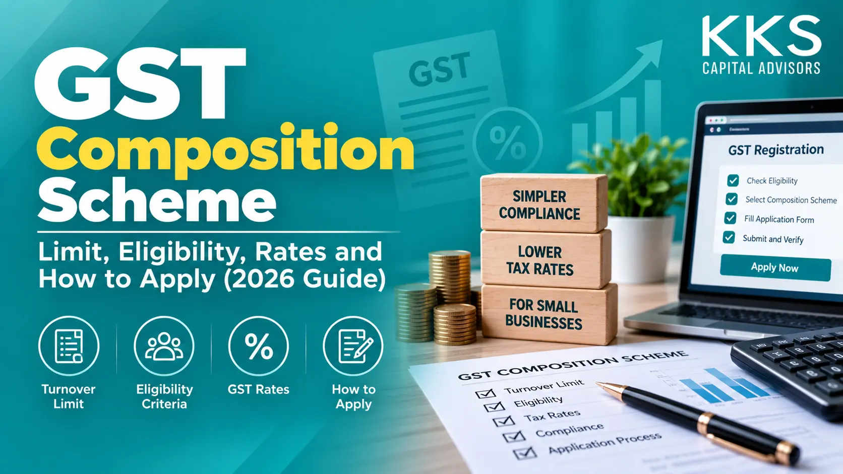 GST Composition Scheme: Limit, Eligibility, Rates and How to Apply (2026 Guide)